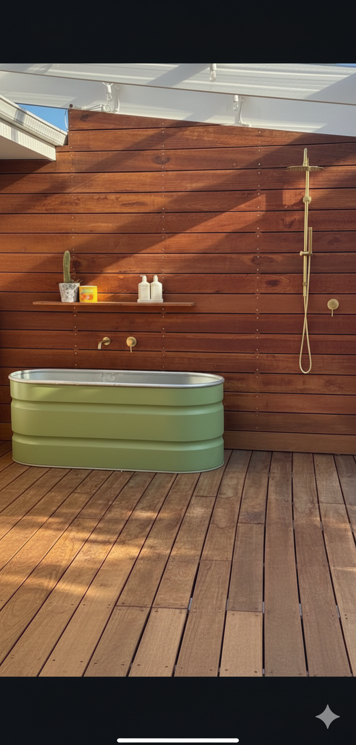 Outdoor Bath Tub