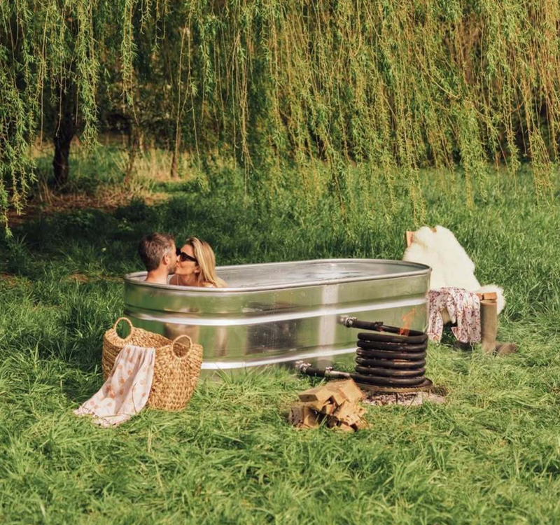 Wood-fired Hot Tub